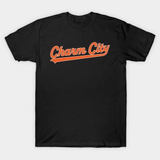 Baltimore Charm City Baseball Tee: Hit a Home Run with City Pride! T-Shirt